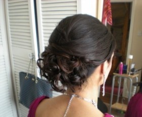 Bridesmaid Hair All Up