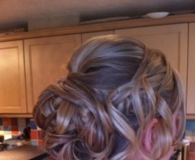 Prom Hair Low Bun