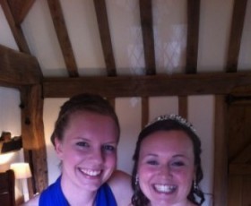 Bride and Bridesmaid Together